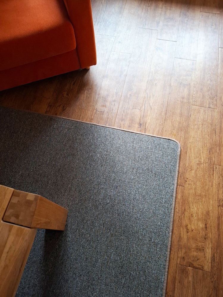 Neuer Teppich im Wohnzimmer