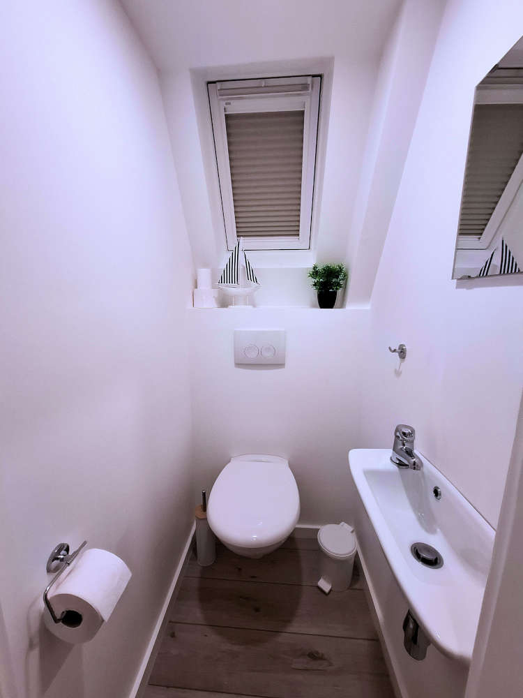obere Toilette